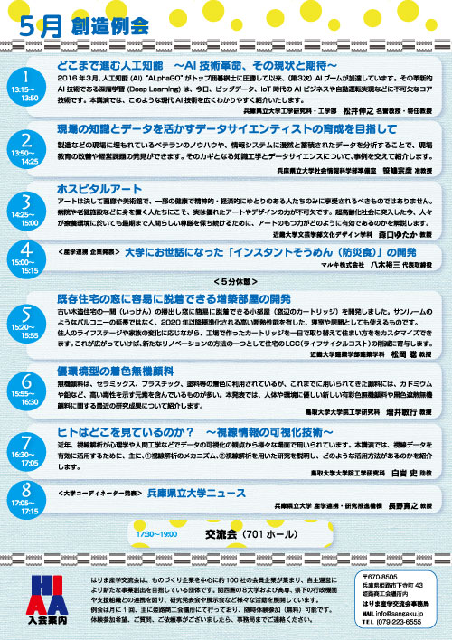 創造例会　5月裏